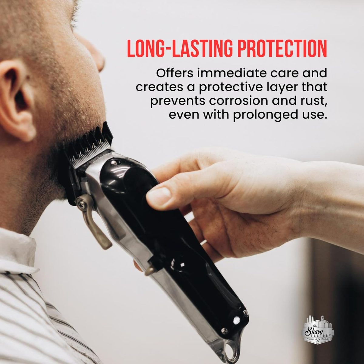 ⁦The Shave Factory® Clipper Oil 3-in-1 150 ml | Machine Oil | Care for Your Hair Trimmer⁩ - الصورة ⁦5⁩