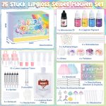 ⁦Make Your Own Lip Gloss, JUYRLE Lipstick Making Kit, Funny DIY Lip Gloss Set Girls Make Yourself, Non-Toxic Lip Gloss Cosmetic Make Up Gift for Women⁩ - الصورة ⁦2⁩
