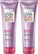 L'Oréal Paris EverPure Moisture Sulfate Free Shampoo and Conditioner for Color-Treated Hair, 8.5 Ounce (Set of 2)
