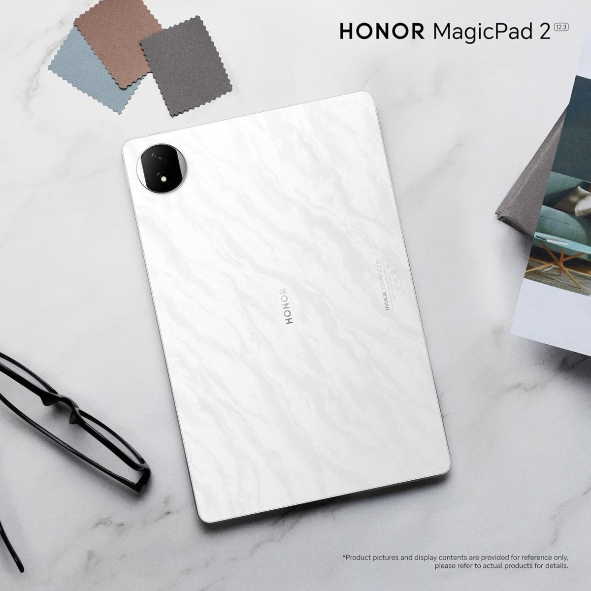 ⁦HONOR Magic Pad 2 12GB RAM 256GB ROM 12.3 Inch Tablet Wi-Fi Moonlight White Bundle with Smart Bluetooth Keyboard & Magic Pencil - Middle East Version⁩ - الصورة ⁦7⁩
