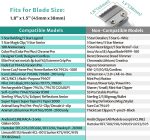 ⁦LAVEST 4 Professional Extra Long Hair Clipper Guards Cutting Guides Fits for Most Wahl Clippers, Color Coded Clipper Combs Replacement - 1.25", 1.5", 1.75" & 2" (#10, 12, 14, 16）⁩ - الصورة ⁦2⁩