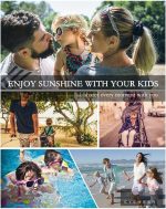 ⁦SYOSI Kids Cute Heart Polarized Sunglasses, UV400 for Children Age 3-12, New Fashion Children's Sunglasses Boys And Girls Cute Sunglasses Peach Heart Frame Bow Glasses 878 (Pink)⁩ - الصورة ⁦8⁩