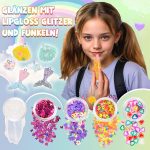 ⁦Make Your Own Lip Gloss, JUYRLE Lipstick Making Kit, Funny DIY Lip Gloss Set Girls Make Yourself, Non-Toxic Lip Gloss Cosmetic Make Up Gift for Women⁩ - الصورة ⁦6⁩