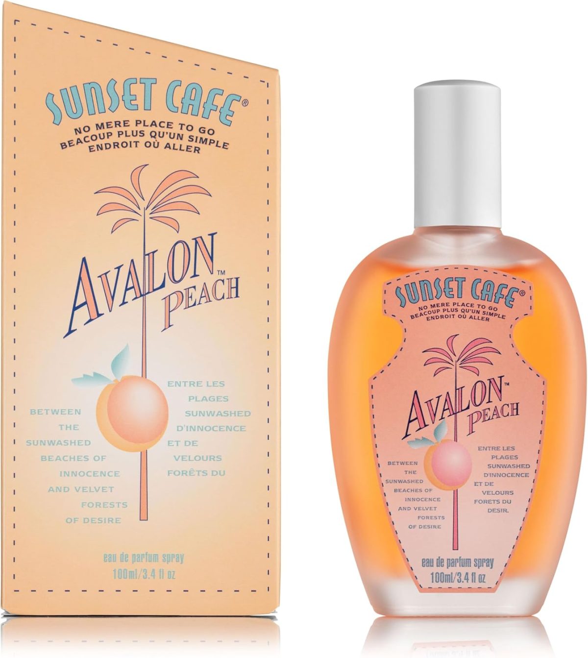 Sunset Cafe Avalon Peach Ed perfume 100ml عطر سانسيت كافي افالون بيتش 100مل