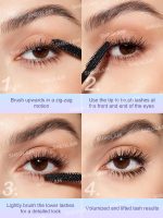 ⁦SHEGLAM Flutter Wink Volumizing Mascara Volumizing Lengthening Long-Lasting No Smudge (Black)⁩ - الصورة ⁦6⁩