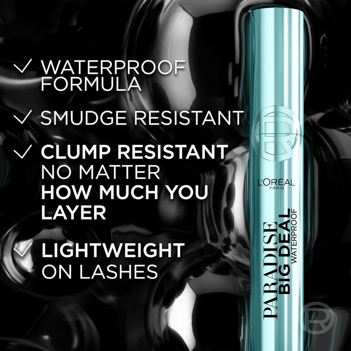 ⁦L'Oréal Paris, Paradise Big Deal Waterproof Mascara, 9.5ML⁩ - الصورة ⁦7⁩
