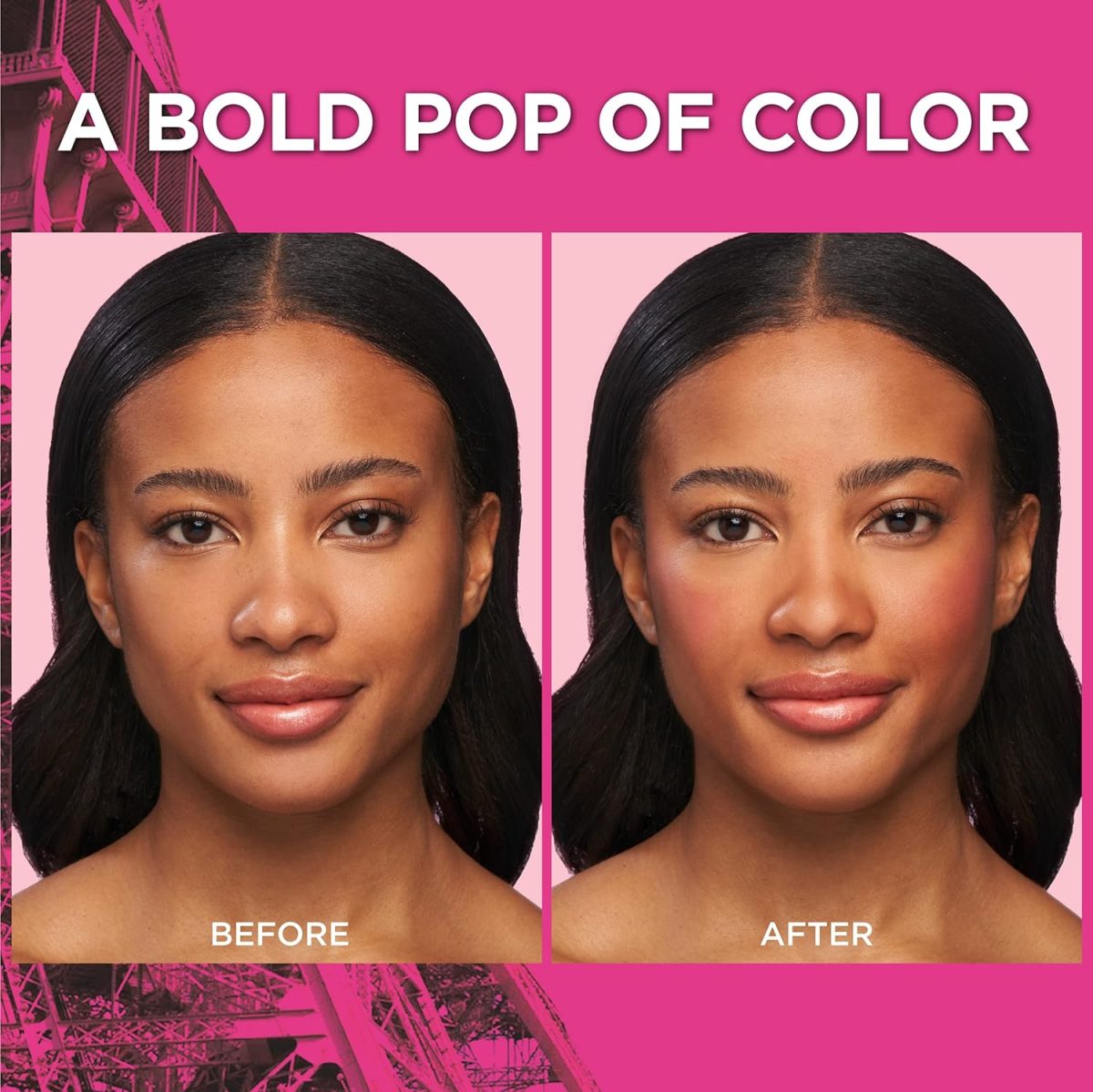 ⁦L'Oreal Paris Infallible Up to 24H Fresh Wear Soft Matte Blush, Blendable, Long-Lasting and Waterproof Cheek Make Up, Daring Rosewood 20, 0.31 Oz⁩ - الصورة ⁦3⁩