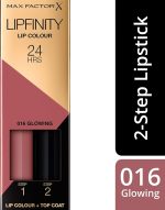 ⁦Max Factor Lipfinity Lipstick - 016 Glowing, 0.14 oz⁩ - الصورة ⁦4⁩
