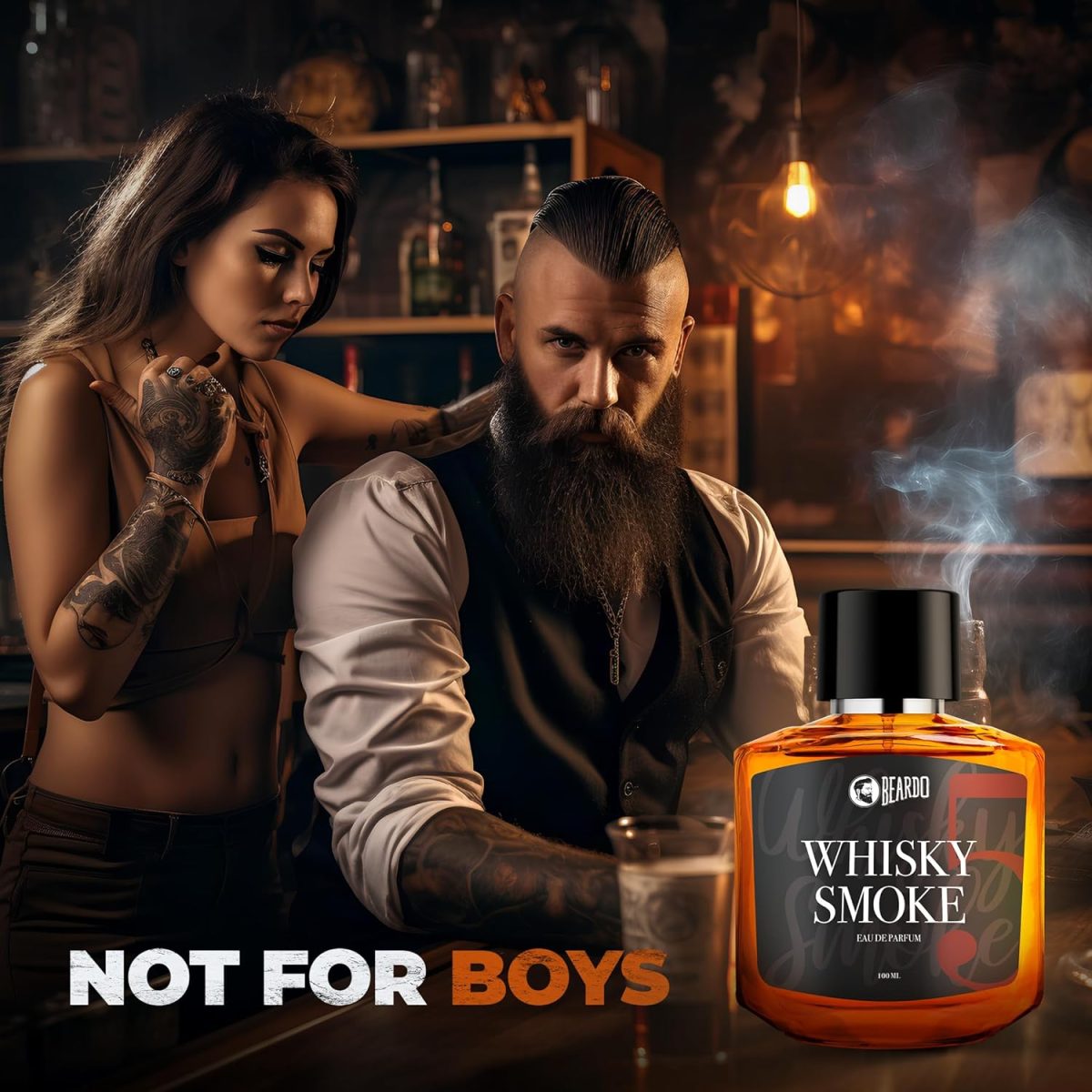 ⁦BD Whiskey Smoke Perfume 100ml⁩ - الصورة ⁦4⁩