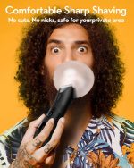 ⁦Body Trimmer Men, Kibiy Pubic Ball Hair Trimmer for Men with 2 Ceramic Blade, USB-C Rechargeable Body Shaver Electric Razor, IPX7 Waterproof, Wet Dry Use⁩ - الصورة ⁦4⁩