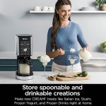 ⁦Ninja XSKPNTLTD2 CREAMi Deluxe Pints and Lids 2 Pack, Compatible with NC500 Series Ninja Creami Deluxe ice Cream Makers, BPA-Free & Dishwasher Safe, Coral & Yellow Lids⁩ - الصورة ⁦7⁩