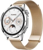 NESLIN Milanese Band Compatible with Huawei Watch GT5/GT5 Pro 2024/GT4 46mm/Watch 4/4 Pro 46mm/GT3/GT3 Pro/GT2 Pro/GT2 46mm/GT Runner Stap, 22mm Stainless Steel Replacement Strap