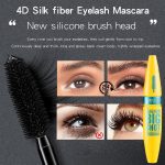 ⁦4D Silk Fiber Black Mascara - 3PCS Different Brush Heads for Volume and Length - Waterproof Extra Long Thick & Voluminous Lash - Not Blooming Curling Natural Eye Makeup 10ML⁩ - الصورة ⁦2⁩