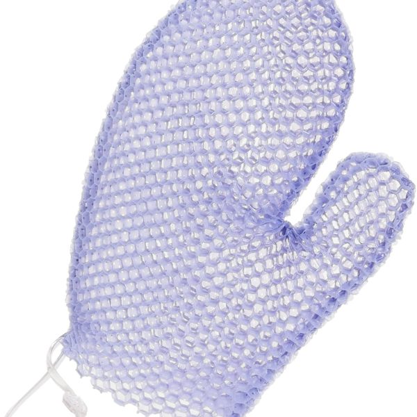 Supracor Spa Bath Mitt Body Exfoliator Face Scrub Sponge (Purple)