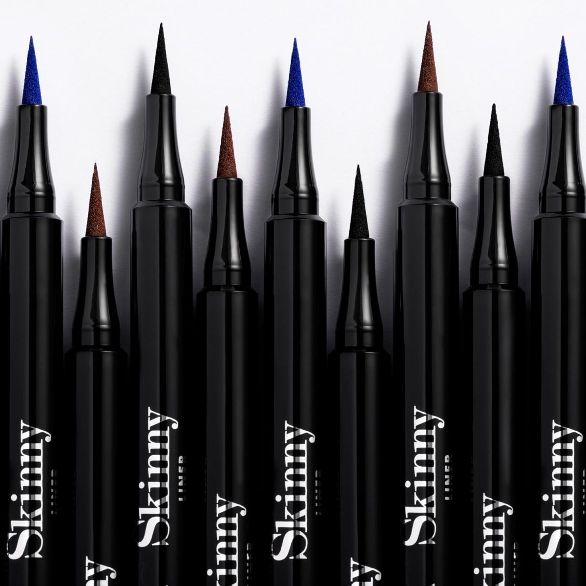⁦Pupa Milano Skinny Eyeliner - Ultra Slim For Maximum Precision - Soft Felt Tip Helps Create Wings - Intensifies The Lash Line - Water-Based Formula - Long Lasting Wear - 001 Extra Black - 0.034 Oz⁩ - الصورة ⁦5⁩