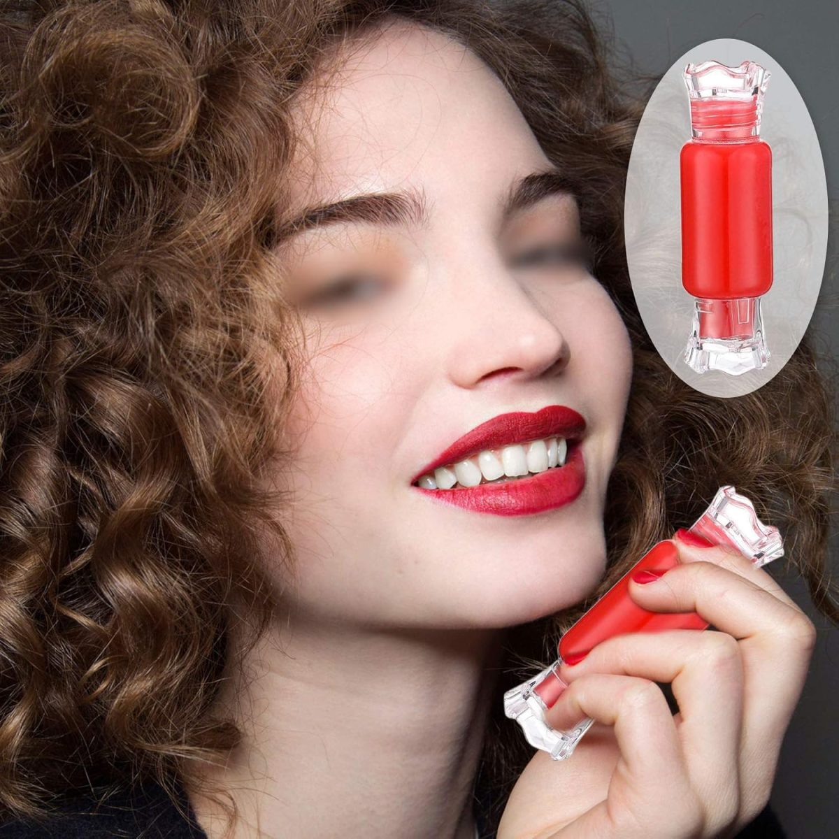 ⁦Vankcp 30 Pcs Cute Empty Lip Gloss Tubes, 6 Styles Lip Glaze Tubes Novelty Red Wine Glass Lip Oil Bottles Ice-Cream Shaped Empty Lip,Refillable Lip Balm Containers for Women Girls DIY(5/8/10ML)⁩ - الصورة ⁦4⁩