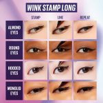 ⁦Kaja Winged Eyeliner Set - Wink Stamp Long | with Avocado Extract, Double-ended Wing, Smudge-Proof, Waterproof, Eye Irritation Tested, Long Lasting Pencil, Colorstay, Matte Finish, Cat Eye Look⁩ - الصورة ⁦4⁩