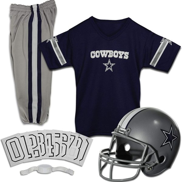 Franklin Sports NCAA Kids College Football Helmet + Jersey Sets - NCAA Team Uniform Costume Set - Toy Sets - Medium