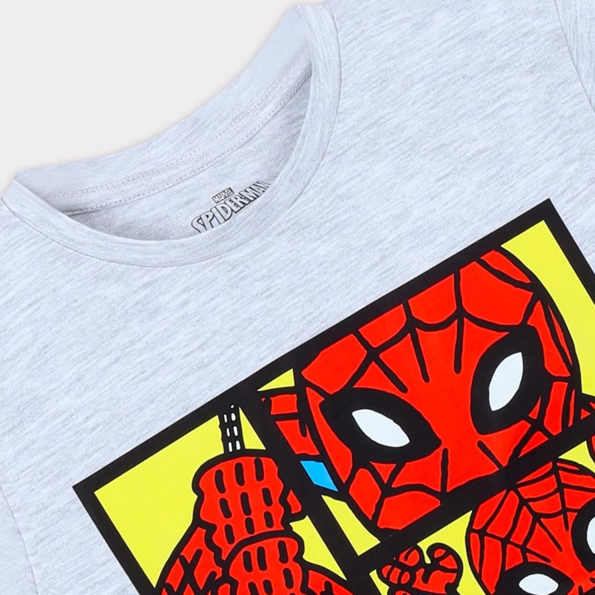 ⁦Marvel Boys Marvel Spiderman Kid's Boys Short Sleeves T-Shirt Western (pack of 1)⁩ - الصورة ⁦4⁩