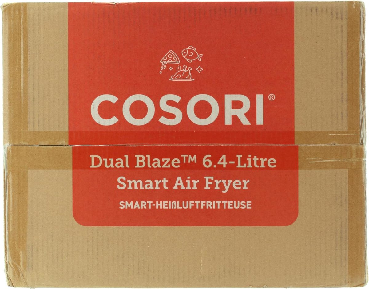 ⁦COSORI Smart Air Fryer Oven Dual Blaze 6.4L, Double Heating Elements, Cookbook, No Shaking & No Preheating, APP Control, 12 Functions, Air Fry, Roast, Bake, Reheat, Dishwasher Safe⁩ - الصورة ⁦7⁩
