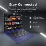 ⁦HP Stream 14" Micro-Edge HD Laptop, Intel Celeron N4020, 8GB RAM, 224GB Storage (64GB eMMC & 160GB Docking Station Set), 1 Year Office 365, Webcam, Wi-Fi 5, Bluetooth, Windows 11, Blue⁩ - الصورة ⁦6⁩
