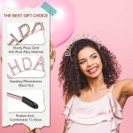 ⁦Aurmigle Birthday Crowns for Women, Rose-Gold Birthday Girl Sash & Birthday Tiara for Women Set, Princess Rhinestone Birthday Girl Headband Birthday Gifts for Women, Sweet Happy Birthday Accessories⁩ - الصورة ⁦3⁩
