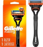 Gillette Fusion5 Razor for Men, Handle + 1 Razor Blade Refill