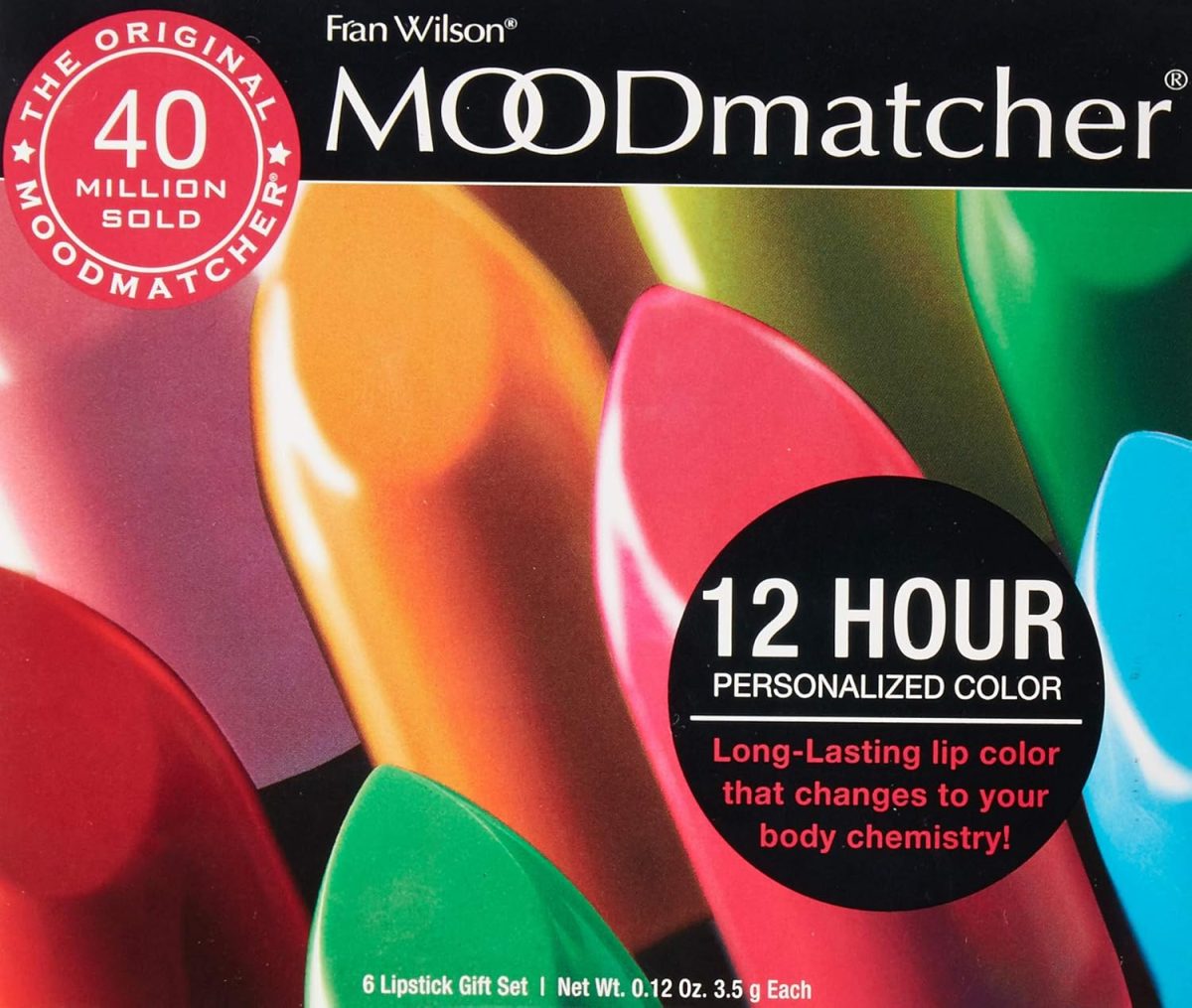 ⁦MOOD MATCHER Fran Wilson Lipstick, 6pc Collection⁩ - الصورة ⁦2⁩
