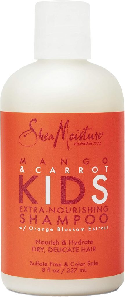 Shea Moisture Mango & Carrot Kids Extra Nourishing Shampoo, 8oz