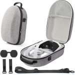 Anmiproma Carrying Case Compatible with Oculus Meta Quest 3, Hard EVA Quest 3 Case for VR Headset, Touch Controllers and Other Accessories, Portable Shoulder Backpack Suitable for Travel & Home