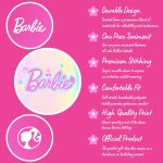 ⁦Barbie Girls One Piece Swimsuit, Kids Swimsuit, Sizes 4-10 Years⁩ - الصورة ⁦5⁩