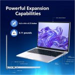 ⁦Z ZOLWAYTAC Gaming Laptop Computer - FHD 1920x1200 IPS 16:10 Screen, Core i5(Up to 3.5GHz) Quad-Core, 12GB RAM/512GB SSD, Aluminum Body, WiFi + USB 3.2/HDMI/Type-C, Slim Laptop⁩ - الصورة ⁦7⁩