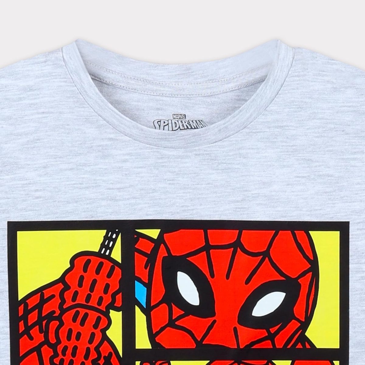 ⁦Marvel Boys Marvel Spiderman Kid's Boys Short Sleeves T-Shirt Western (pack of 1)⁩ - الصورة ⁦3⁩