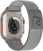 EURCRBU Compatible with Apple Watch strap 42mm 44mm 45mm 49mm band, soft nylon woven Velcro adjustable sports strap, suitable for Watch Ultra/Ultra 2 series 9 8 7 6 5 4 3 2 1 SE