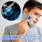 ⁦KOWVOWZ Razor Blades Men, 20pcs Razor Blade Refills with Precision Trimmer, 3 Layer Mens Razor Manual Shaver Blade, Professional Barber Beard Razor Blades⁩ - الصورة ⁦7⁩