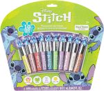 Townley Girl Stitch 10 Piece Plant Based Lip Gloss, Party Favors for Girls, First Makeup Set for Girls, Perfect for Parties, Sleepovers and Birthday Gifts, Age 3+