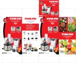 ⁦Nikai 1000 Watts 10-in-1 Food processor 2 Speed With Pulse (Blender, Slicer, Chopper, Kneader, Mixer, Beater, Whisk, Shredder, Juicer & Grinding) NFP3100A⁩ - الصورة ⁦2⁩