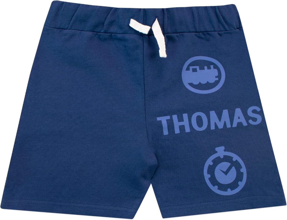 ⁦Thomas & Friends Boys' T-Shirt and Shorts Set Blue 7⁩ - الصورة ⁦4⁩