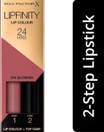 ⁦Max Factor Lipfinity Lipstick - 016 Glowing, 0.14 oz⁩ - الصورة ⁦8⁩