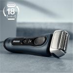 ⁦Braun Series 8 83M Electric Shaver Head Replacement - Silver Compatible With⁩ - الصورة ⁦2⁩