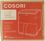 ⁦COSORI Smart Air Fryer Oven Dual Blaze 6.4L, Double Heating Elements, Cookbook, No Shaking & No Preheating, APP Control, 12 Functions, Air Fry, Roast, Bake, Reheat, Dishwasher Safe⁩ - الصورة ⁦6⁩