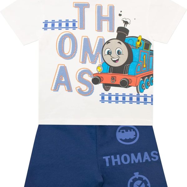 Thomas & Friends Boys' T-Shirt and Shorts Set Blue 7