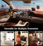 ⁦REOKILY Strong Magnetic Car Phone Holder for MagSafe, Ultra Vacuum Suction Cup Phone Mount 360° Cell Phone Holders for Your Car Accessories for iPhone 16 15 14 13 12 Android⁩ - الصورة ⁦2⁩
