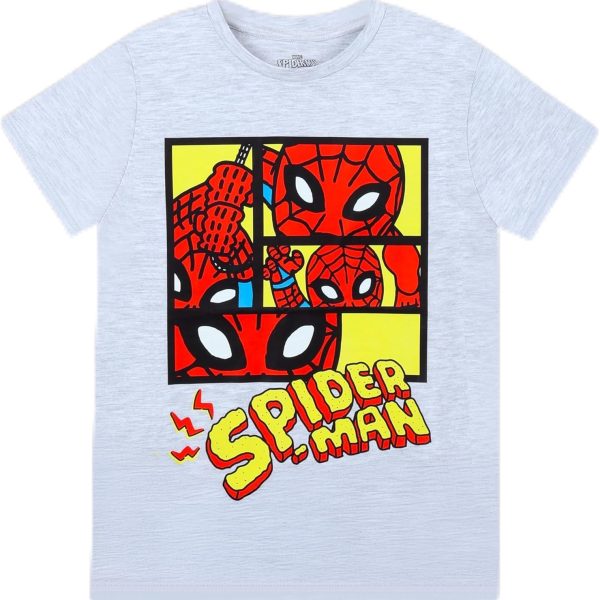 Marvel Boys Marvel Spiderman Kid's Boys Short Sleeves T-Shirt Western (pack of 1)