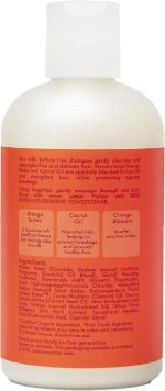 ⁦Shea Moisture Mango & Carrot Kids Extra Nourishing Shampoo, 8oz⁩ - الصورة ⁦2⁩