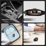 ⁦Bolivia's Mini Shaver, Portable Electric Shaver, Pocket Size Electric Razor, Wet and Dry Mens Shaver Head is Washable, USB Rechargeable Shaver One Button Use Suitable for Home, Car Travel (Black)⁩ - الصورة ⁦7⁩