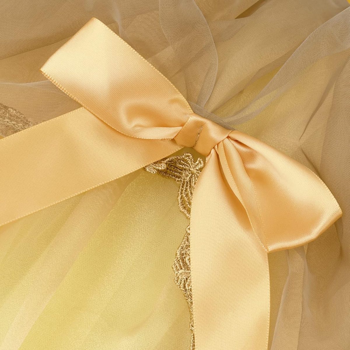 ⁦Uhdear Girls Off Shoulder Princess Costume Dress Ball Gown with Accessories⁩ - الصورة ⁦5⁩