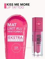 ⁦Flormar Kiss Me More Lip Tattoo 024 Crazy Pink⁩ - الصورة ⁦3⁩