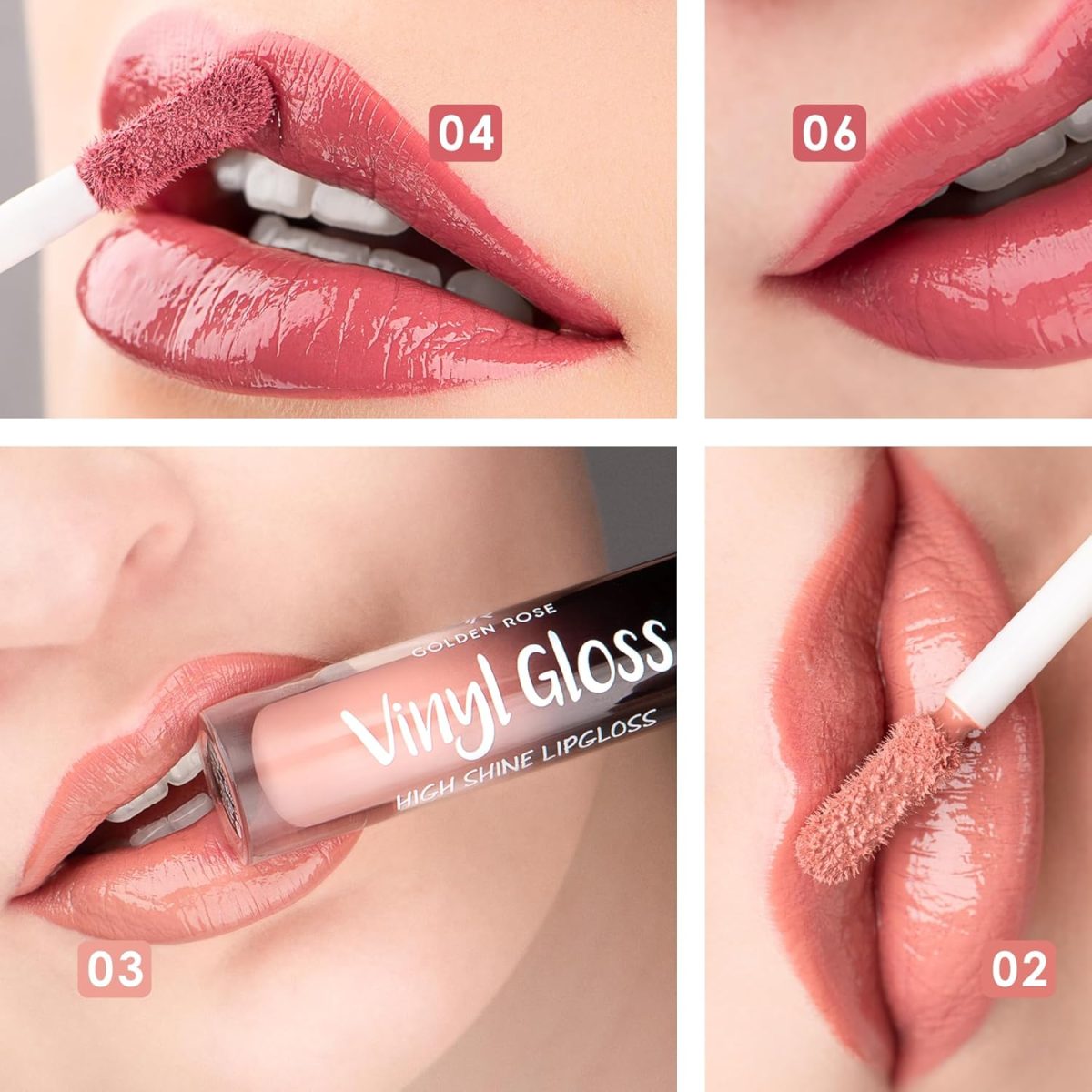 ⁦Golden Rose Vinyl Gloss High Shine Lip-Gloss 4.5 ml, No-09⁩ - الصورة ⁦4⁩
