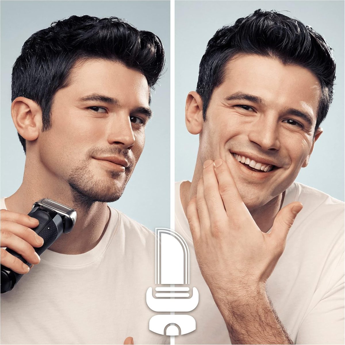 ⁦Braun Series 8 83M Electric Shaver Head Replacement - Silver Compatible With⁩ - الصورة ⁦5⁩